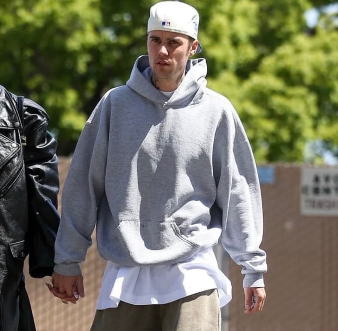 Vintage 90s 러셀 그레이 후드티 상품이미지1