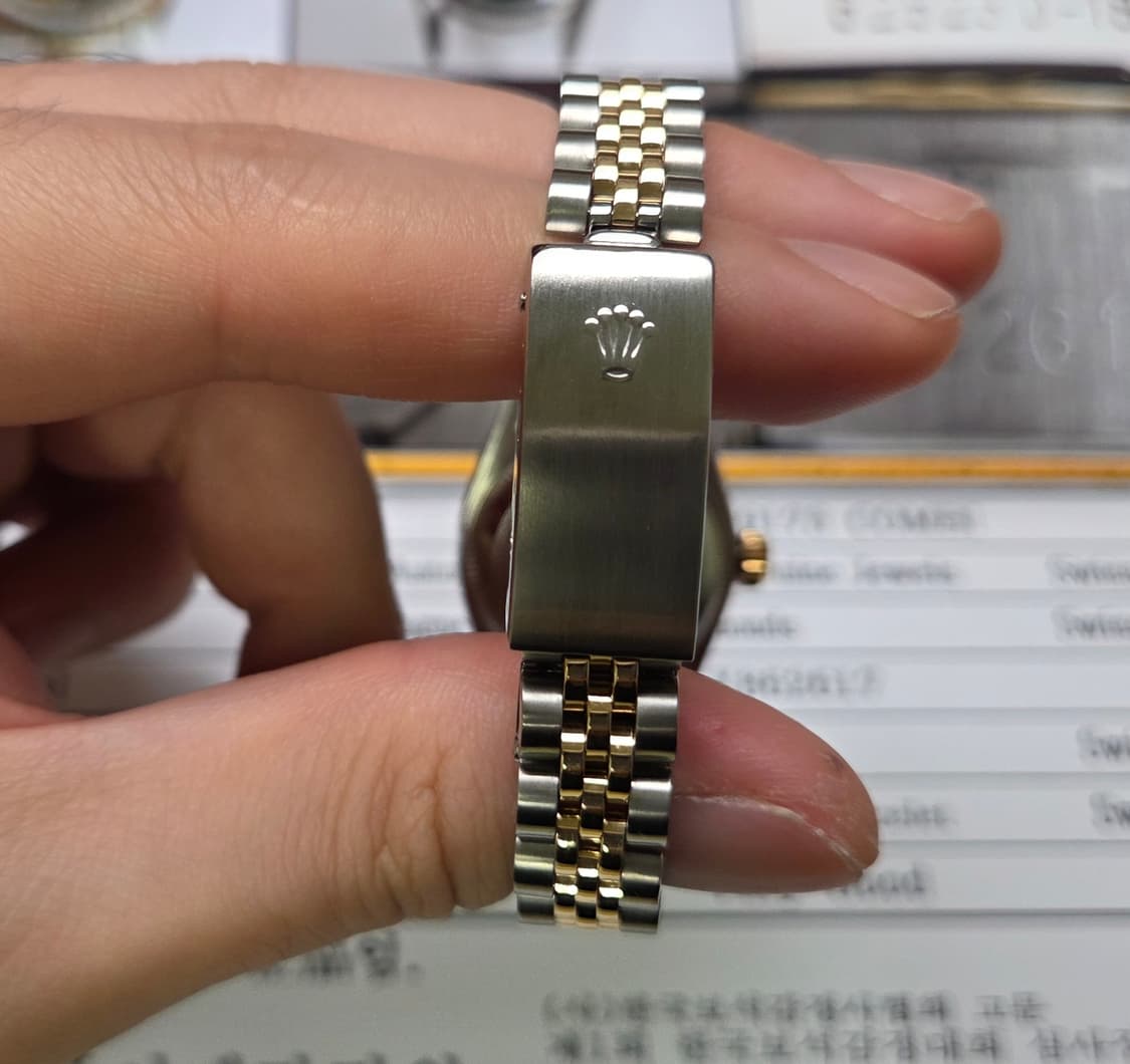 롤렉스 데이저스트 69173 18K콤비 오리지널 10P다이아 쥬빌리줄 여 상품이미지6