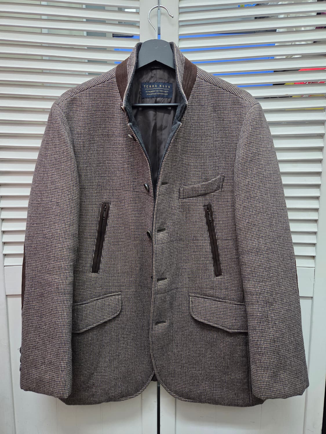 올젠 테라노바 울 체크 자켓 상품이미지1