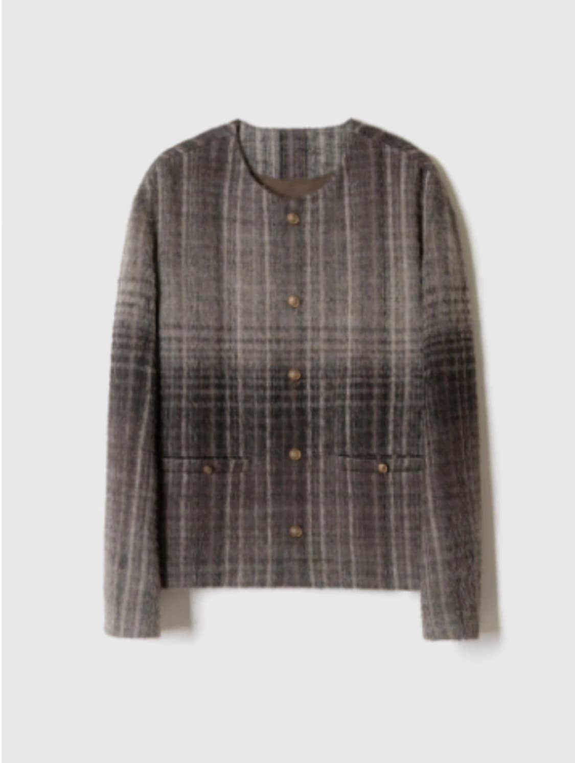 포커페이스 알파카 블루종 브라운 50사이즈 상품이미지1