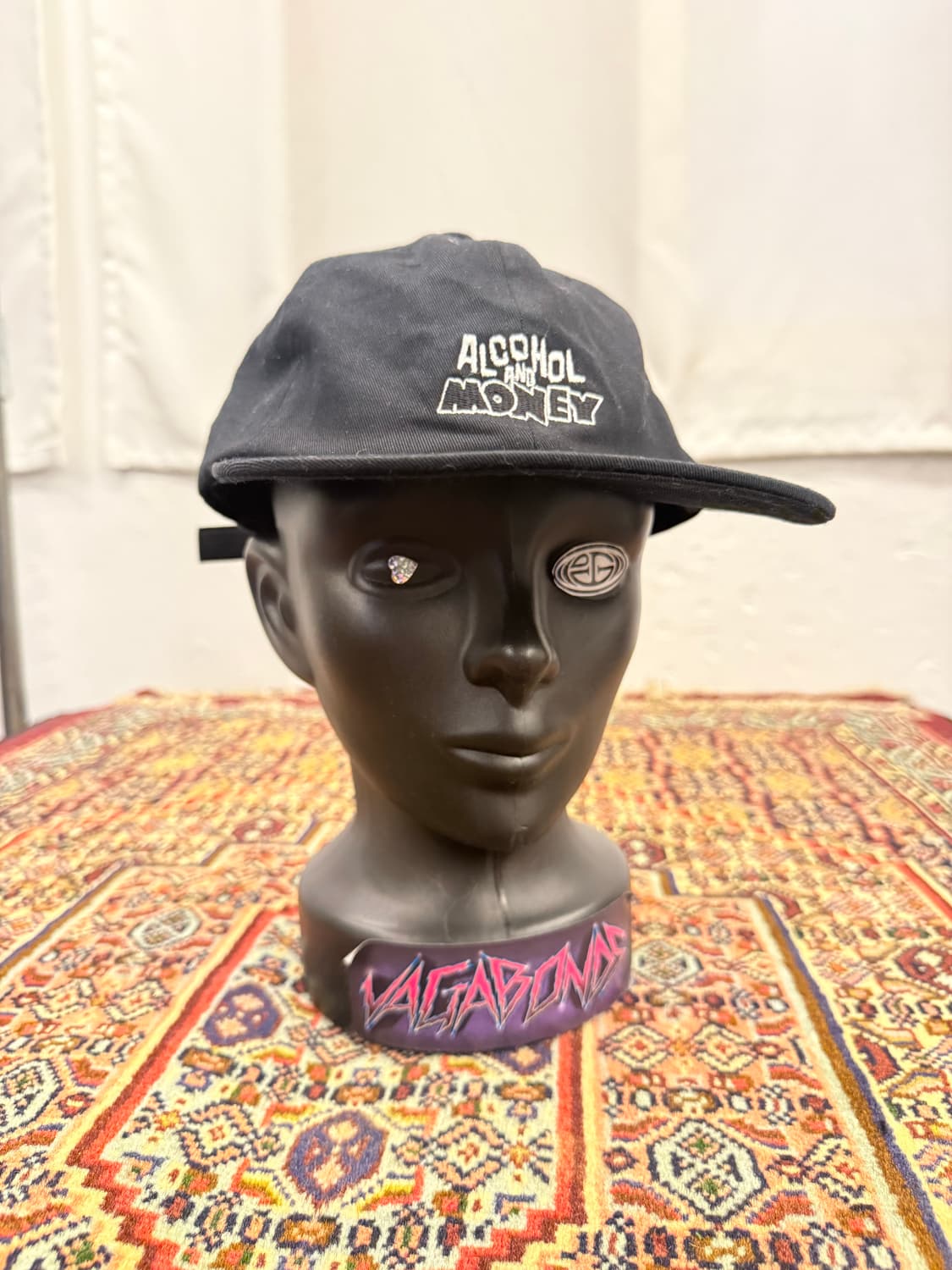 빈티지 그래픽 일자챙 볼캡 상품이미지5