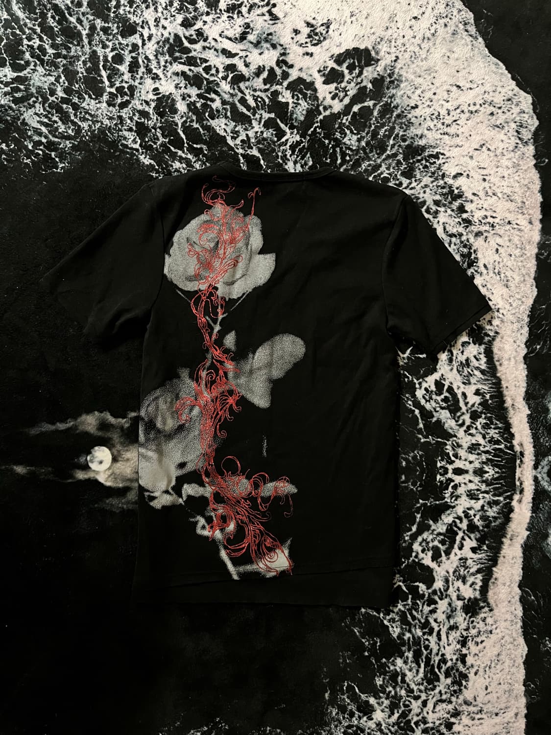 로즈 딱붙반팔티 상품이미지2