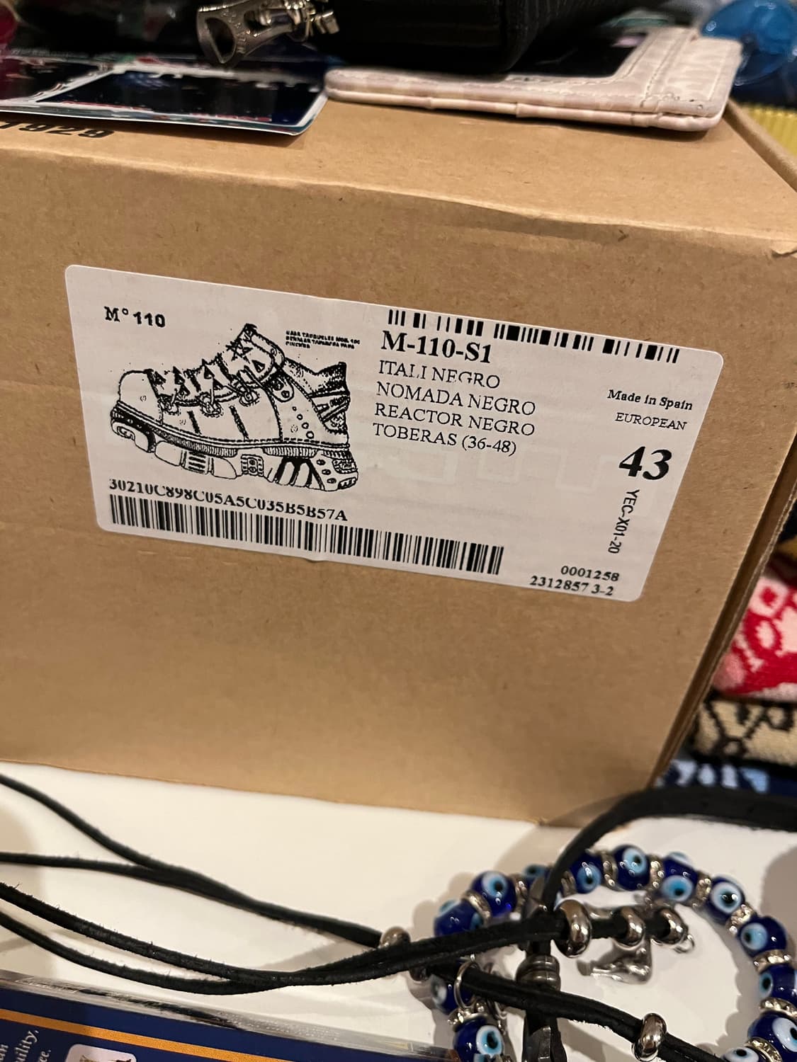 뉴락 스파이크 플랫폼 레더 부츠 43 상품이미지5