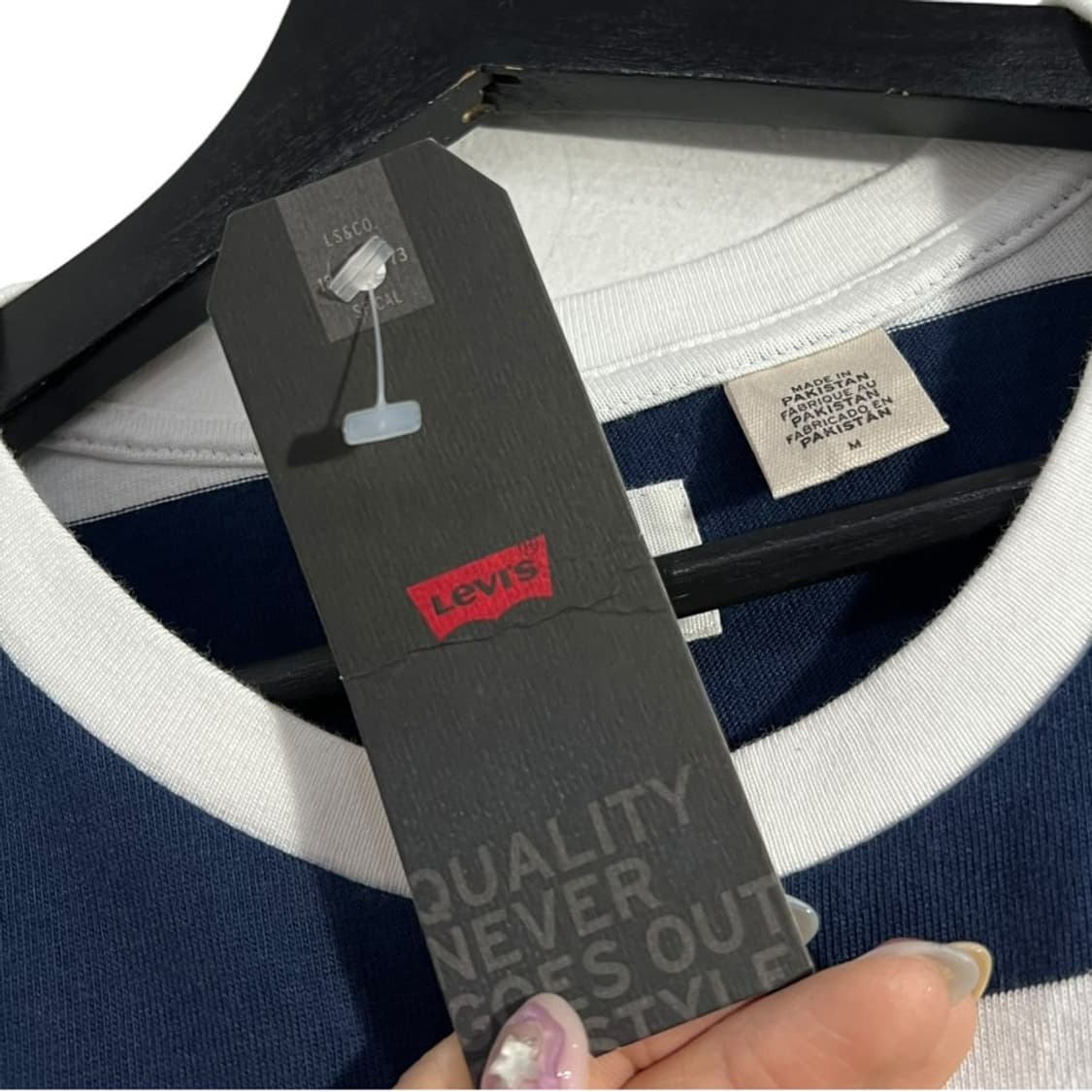 새상품 리바이스 단가라 레드탭 반팔티  상품이미지6