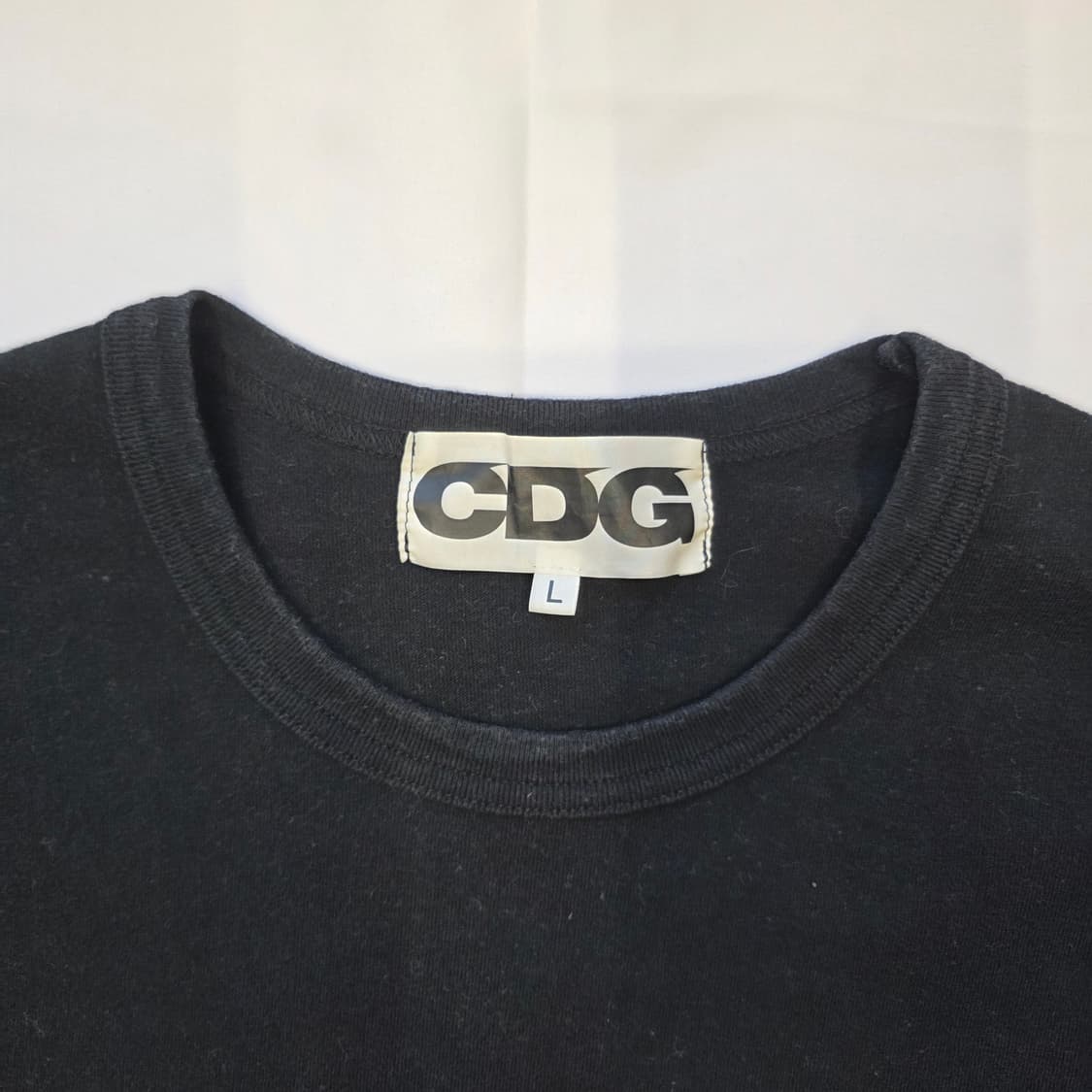 [L]꼼데가르송 CDG 블랙 암로고 롱슬리브 상품이미지2