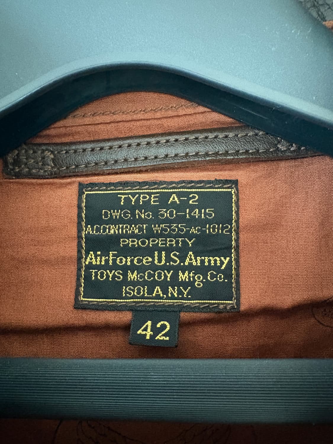 토이즈 맥코이 toys mccoys a-2 a2 자켓 상품이미지3