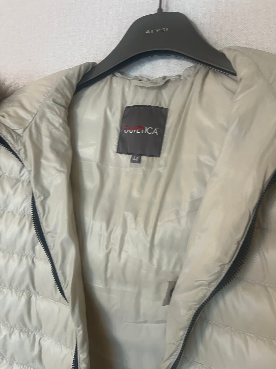 듀베티카 구스 패딩 털 조끼 상품이미지5