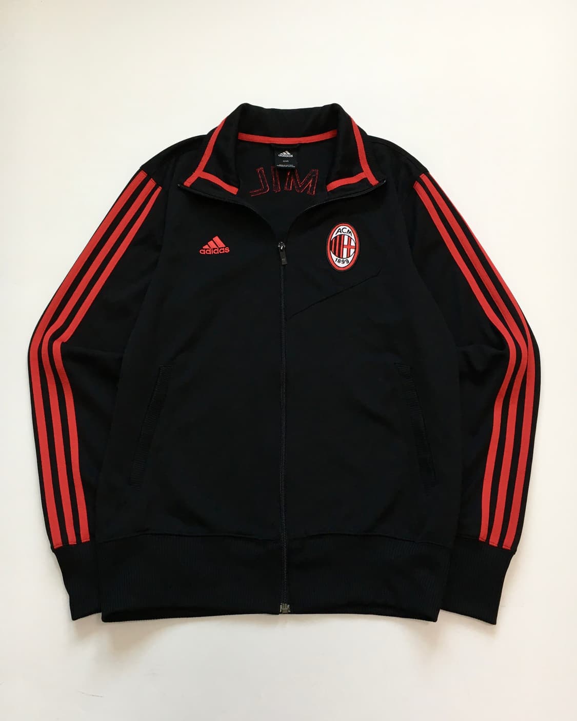 Adidas 아디다스 블랙-레드 AC밀란 트랙탑 상품이미지4