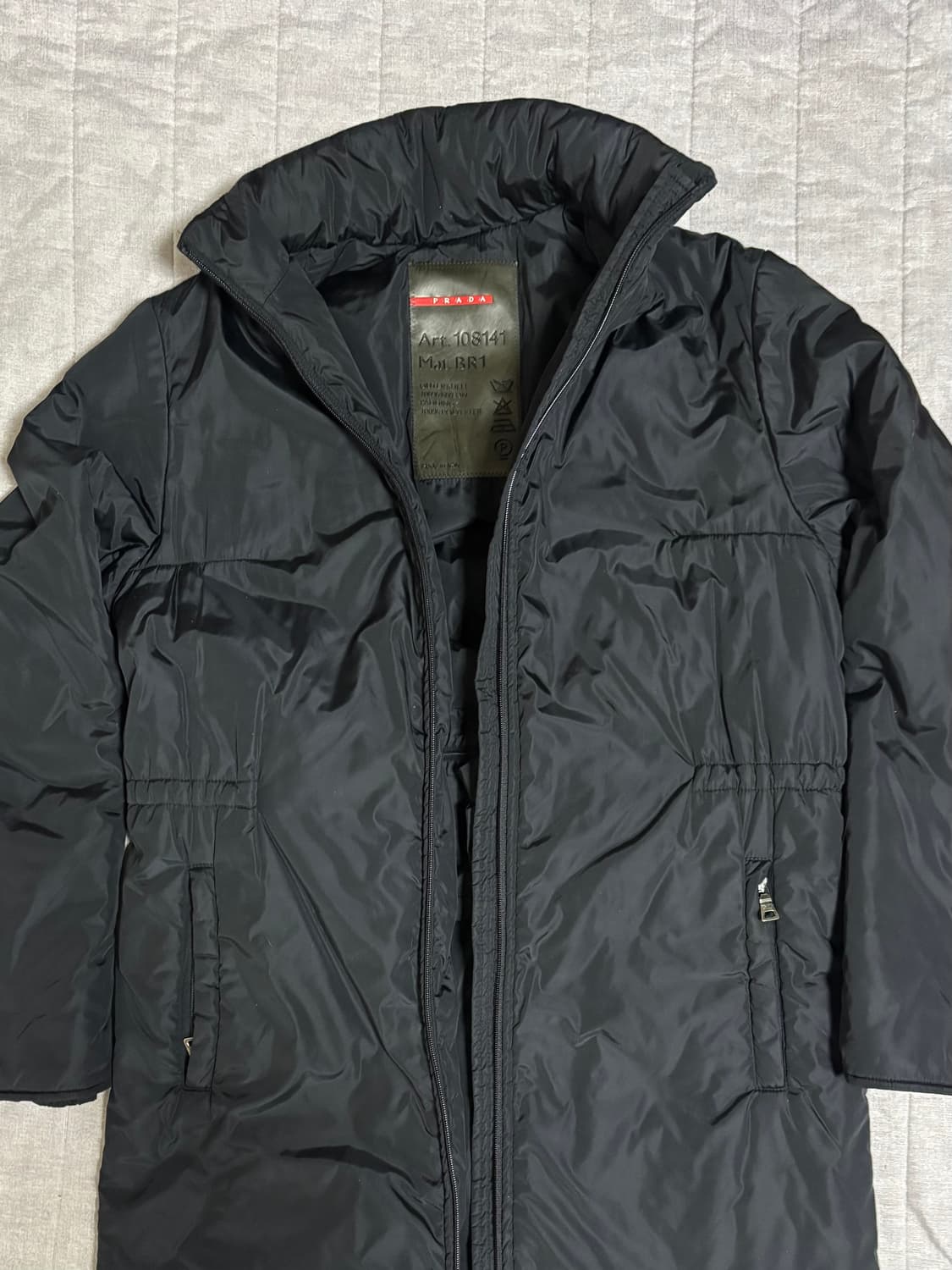 프라다 스포츠 드로우 스트링 다운 코트 상품이미지1