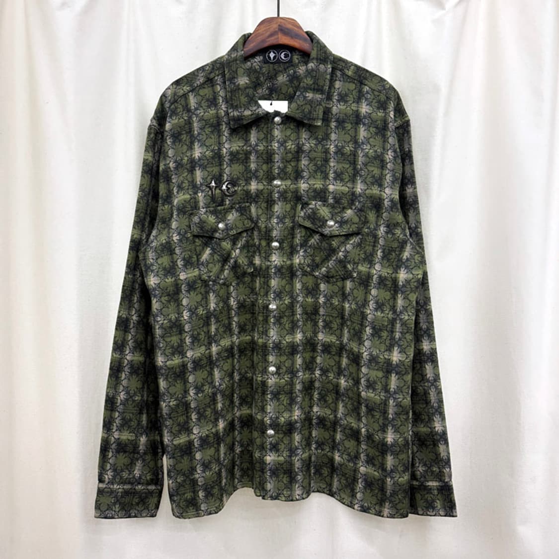 떠그클럽  25FW TC 올오버 패턴 셔츠 새상품 상품이미지1