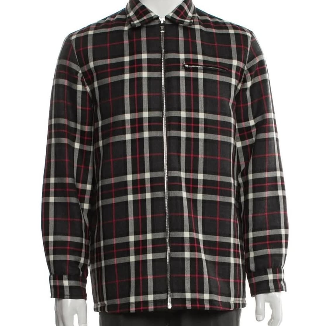 [L] FW16 프라다 체크 블루종 자켓 상품이미지3