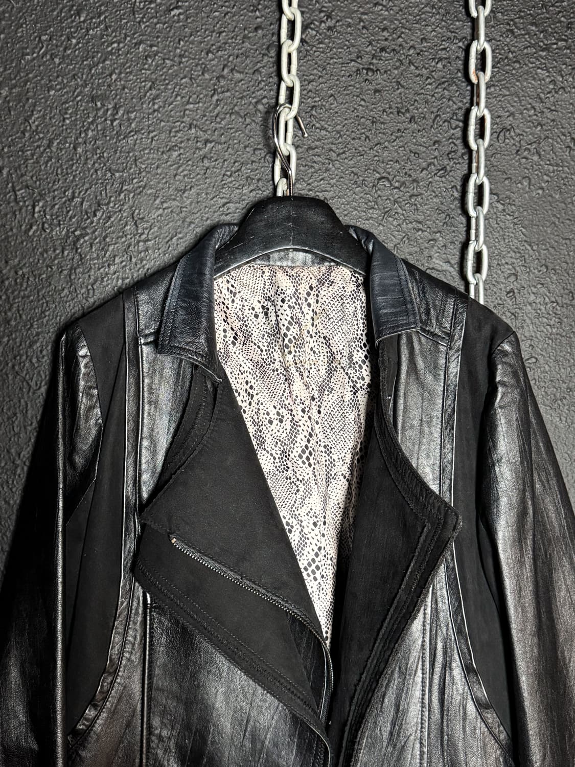 Gothic mood Leather Jacket 상품이미지2