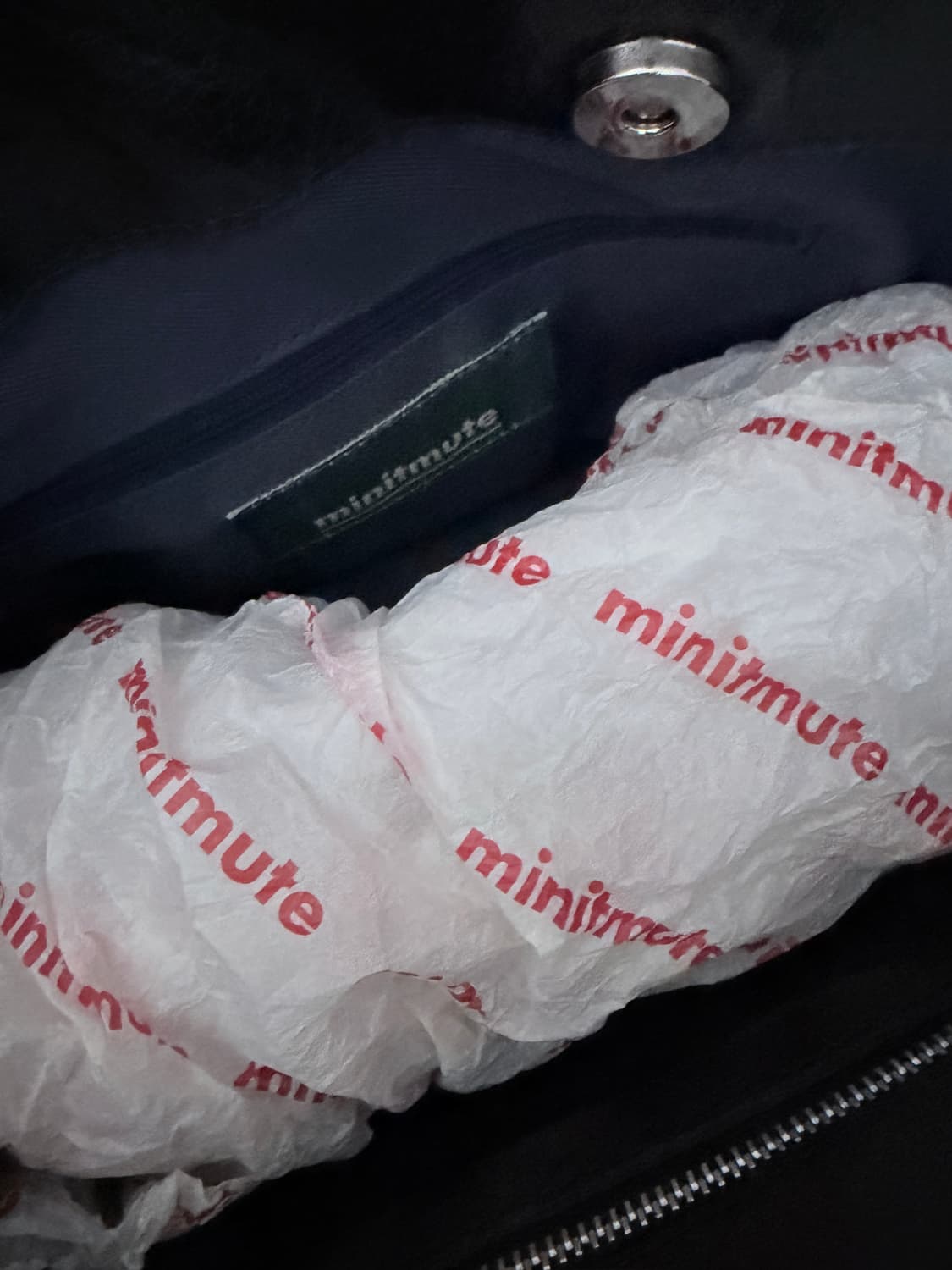 미닛뮤트 리무드 M 블랙 토트백 상품이미지3