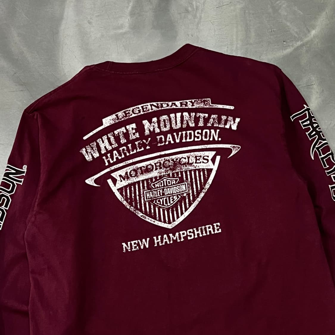  할리데이비슨 프린팅 롱슬리브 y14554 상품이미지5