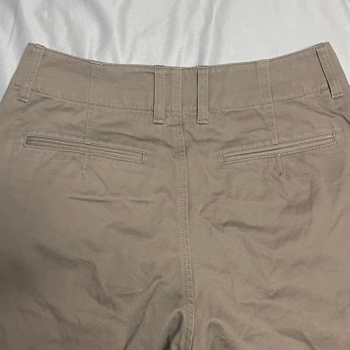 유니클로 코튼 하이웨이스트 커브드 팬츠 상품이미지7