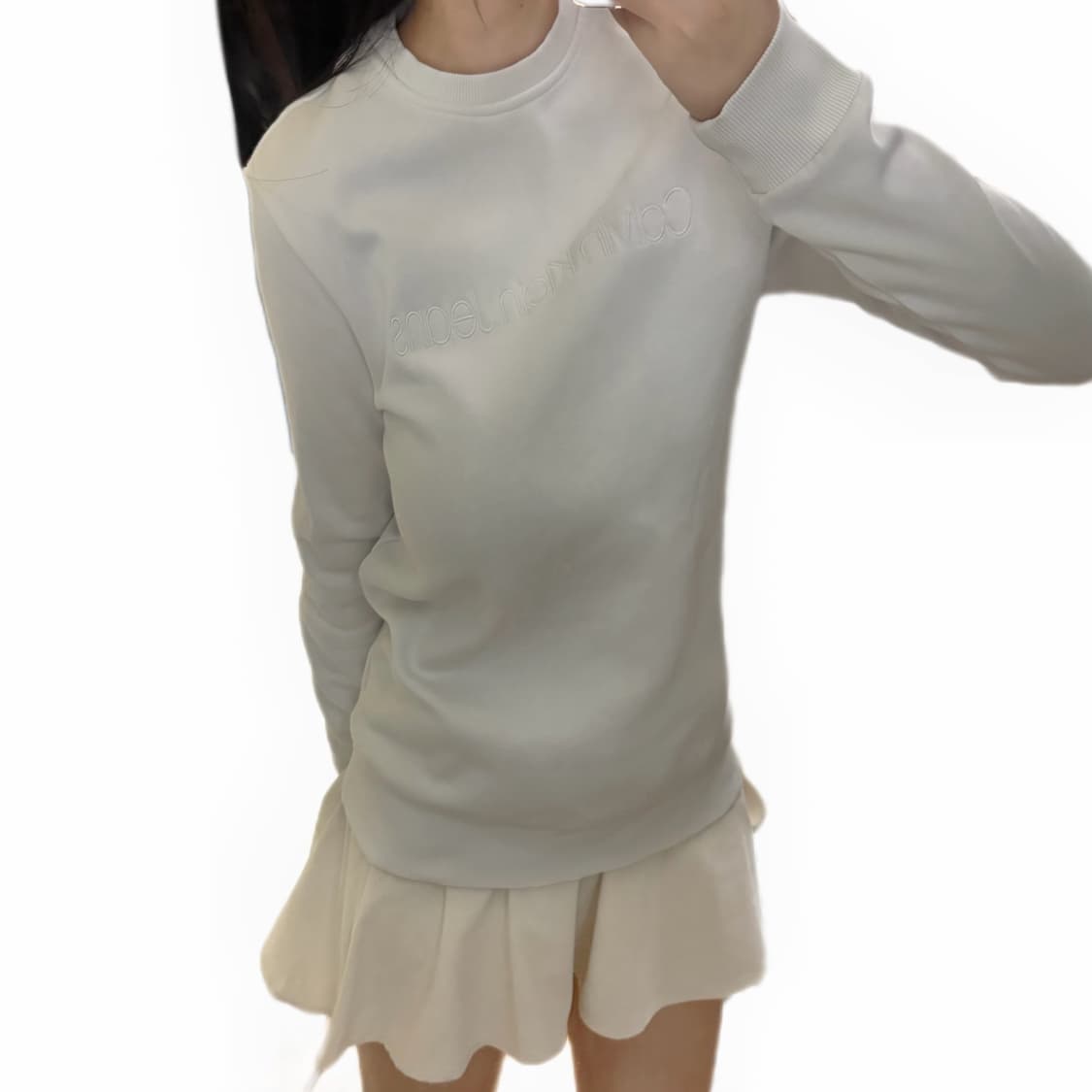 캘빈클라인 올화이트 맨투맨  상품이미지2