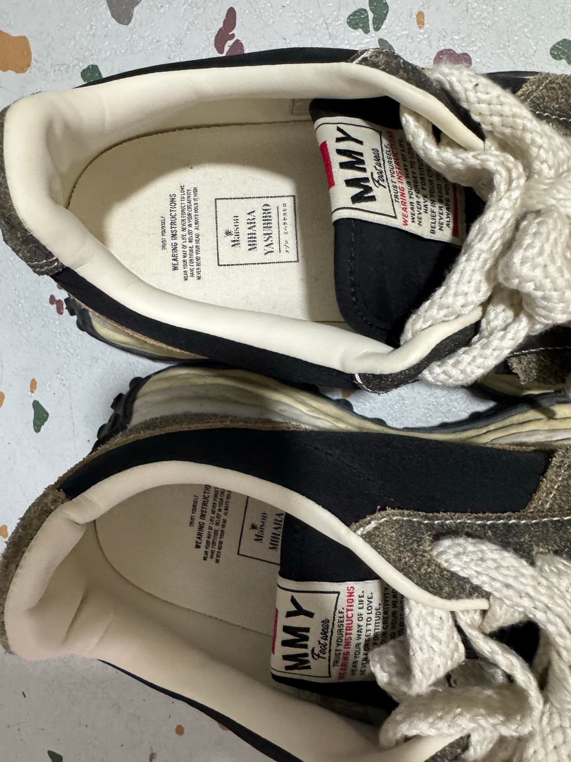 [42] 미하라 야스히로 래리 빈티지 스니커즈 블랙 상품이미지6