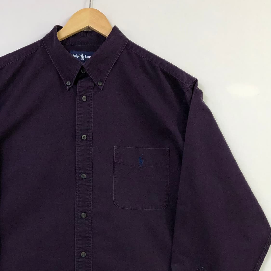 XL 폴로 솔리드 코튼 셔츠 상품이미지1