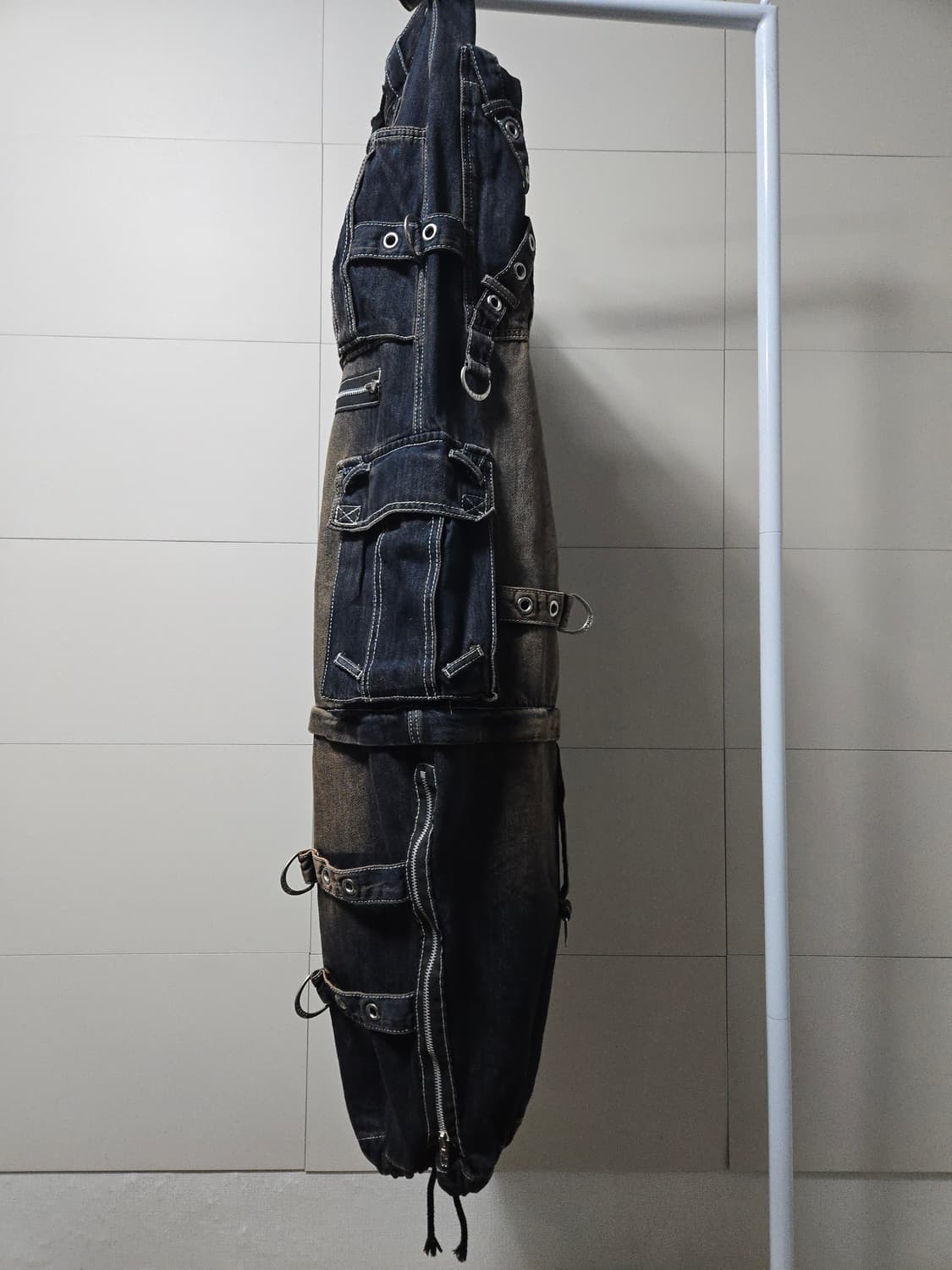 TRIPP NYC  해비 카고 팬츠 워시드 블랙  M 상품이미지3