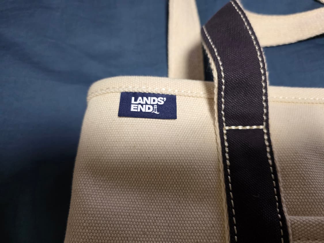 Lands' end 랜즈앤드 토트백 판매(롱핸들) 상품이미지4