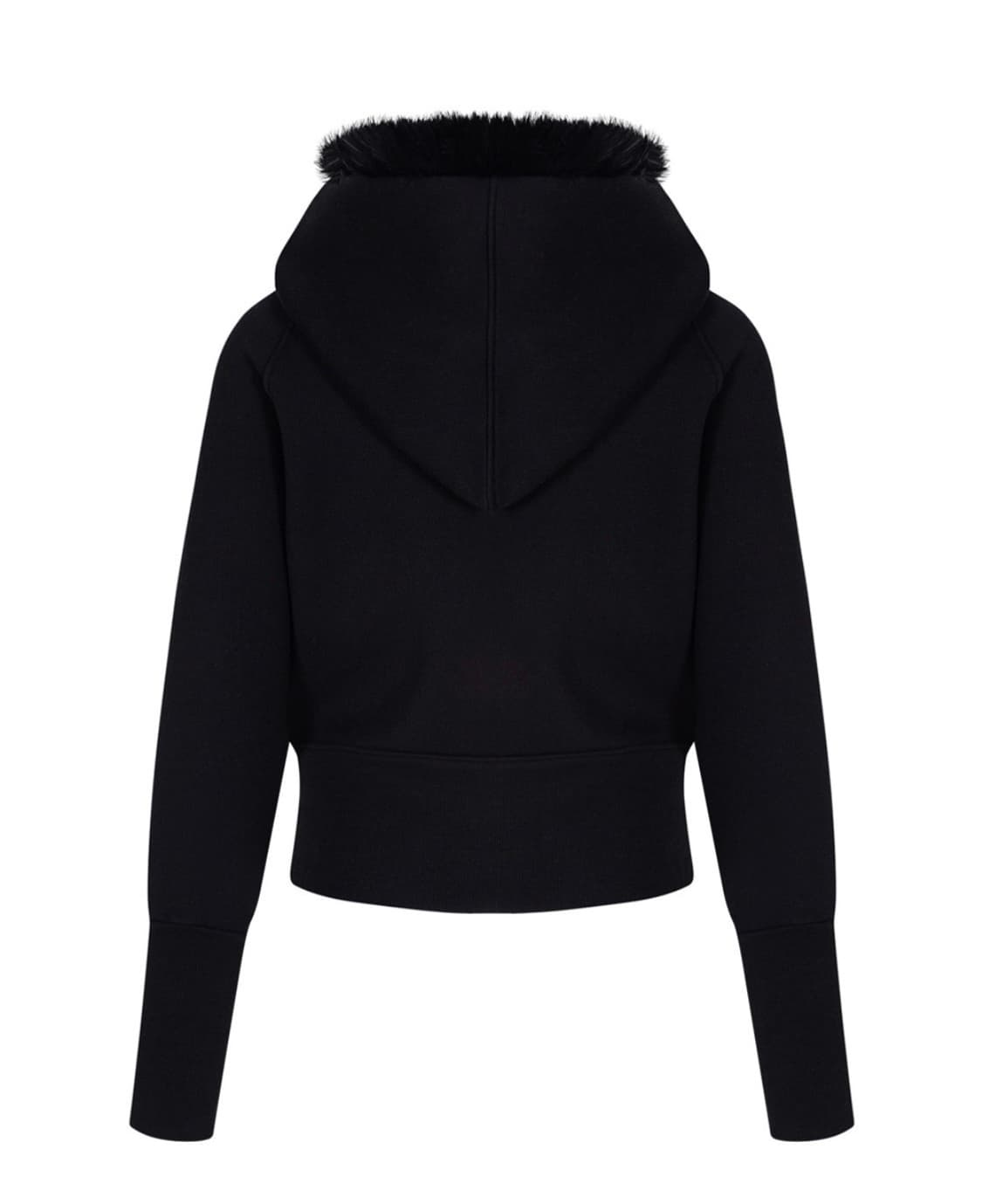플리즈노팔로우 Becky Fur Hoodie Jacket (Black) 상품이미지2