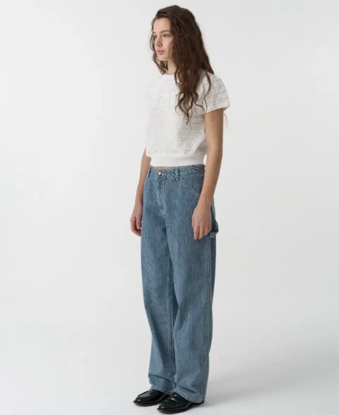 더바넷 hickory striped carpenter denim S사이즈 상품이미지2