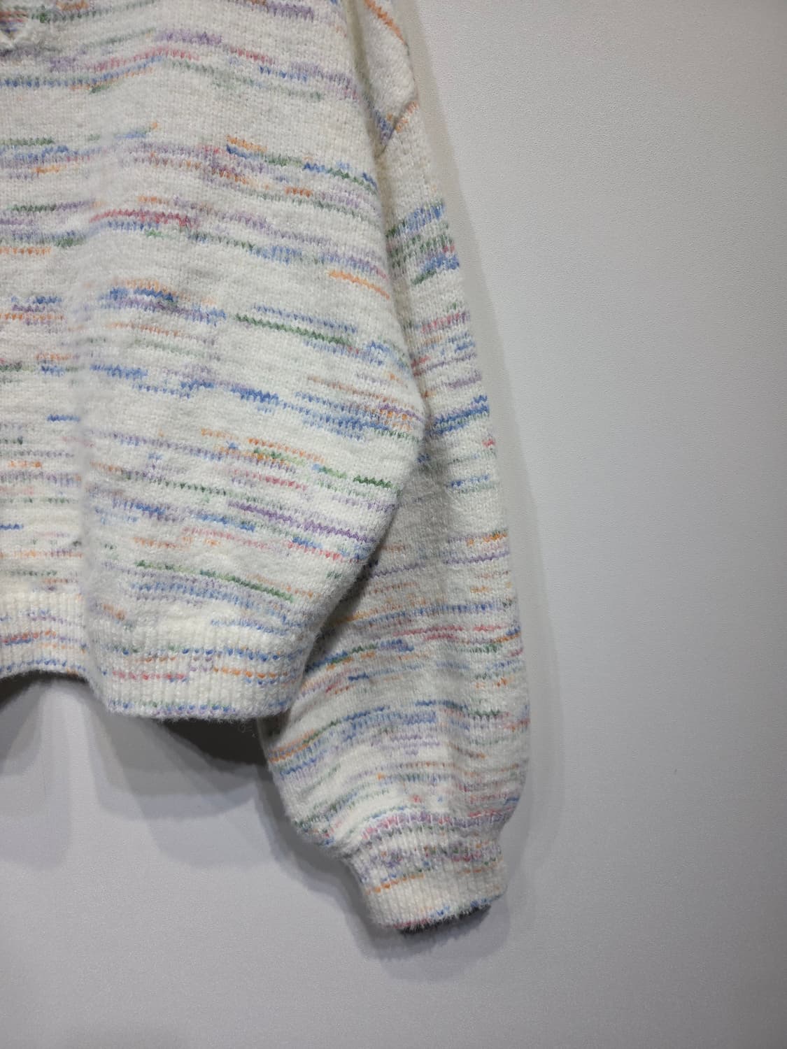 KUOSE 쿠오세 멀티 컬러 믹스 울 블렌드 니트 상품이미지5