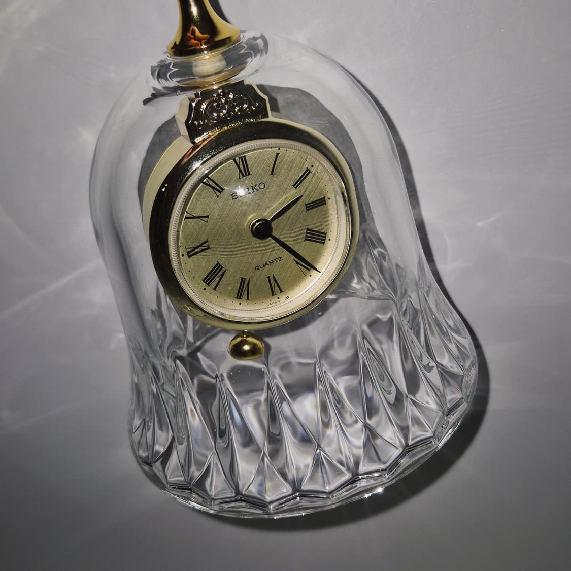80s 세이코 크리스탈 디너 벨 탁상 시계 상품이미지9
