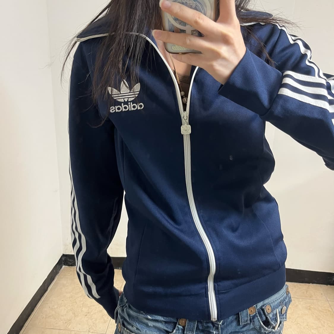 Adidas Navy Europa Track Jacket 상품이미지3