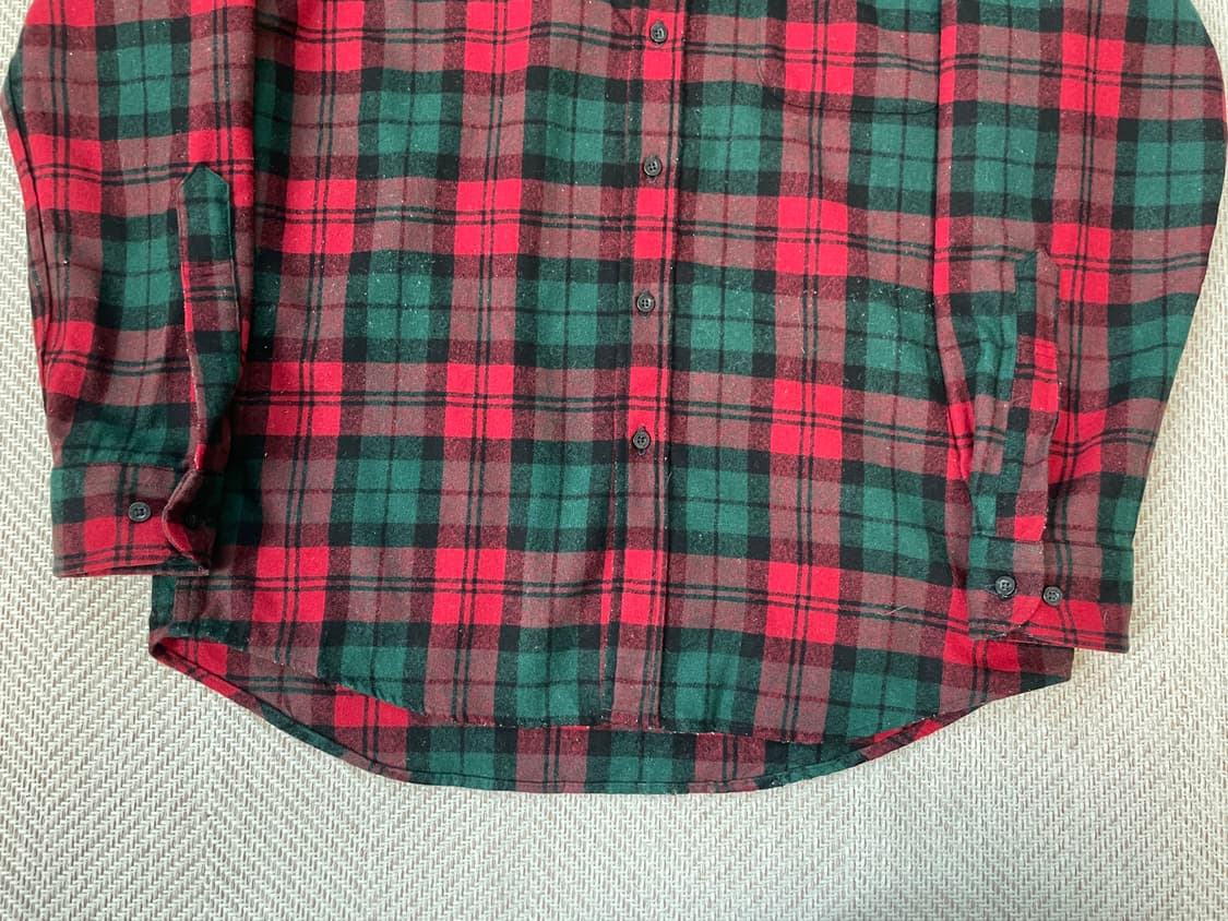 90s 펜들턴 파이어사이드 체크 플란넬 헌팅셔츠 J03718 상품이미지2