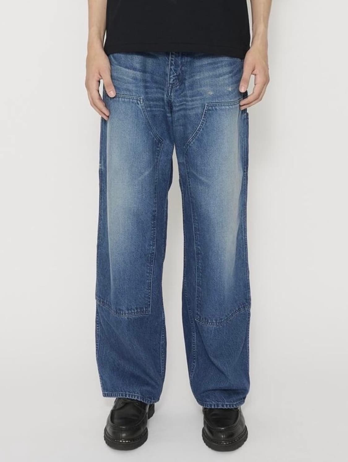 john mason smith 11.5oz 더블니 데님 팬츠 32 상품이미지7