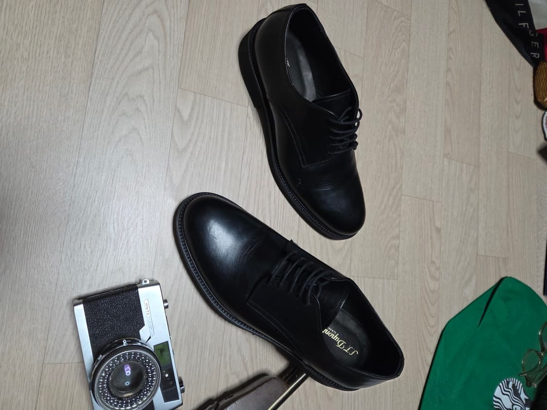 (5분 착용)(ITALY)S.T.DUPONT 클래식 더비 구두 5홀  상품이미지8