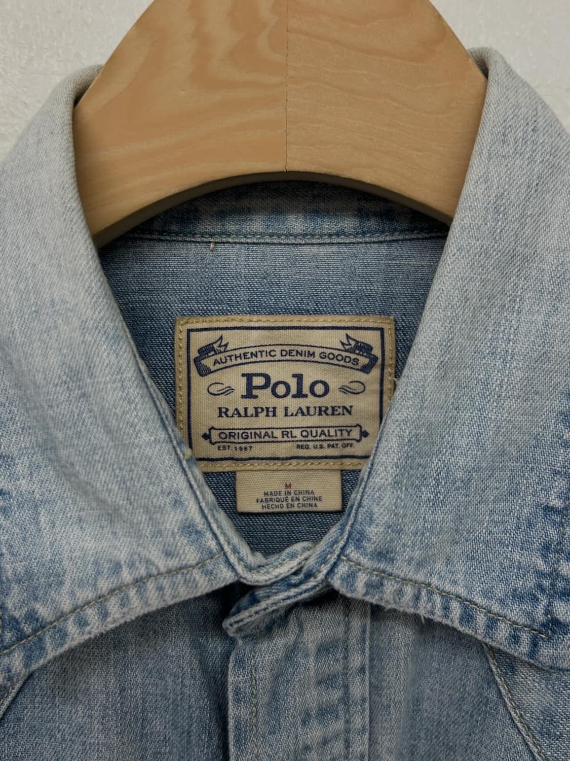 폴로 랄프로렌 데님 셔츠 남방 상품이미지3