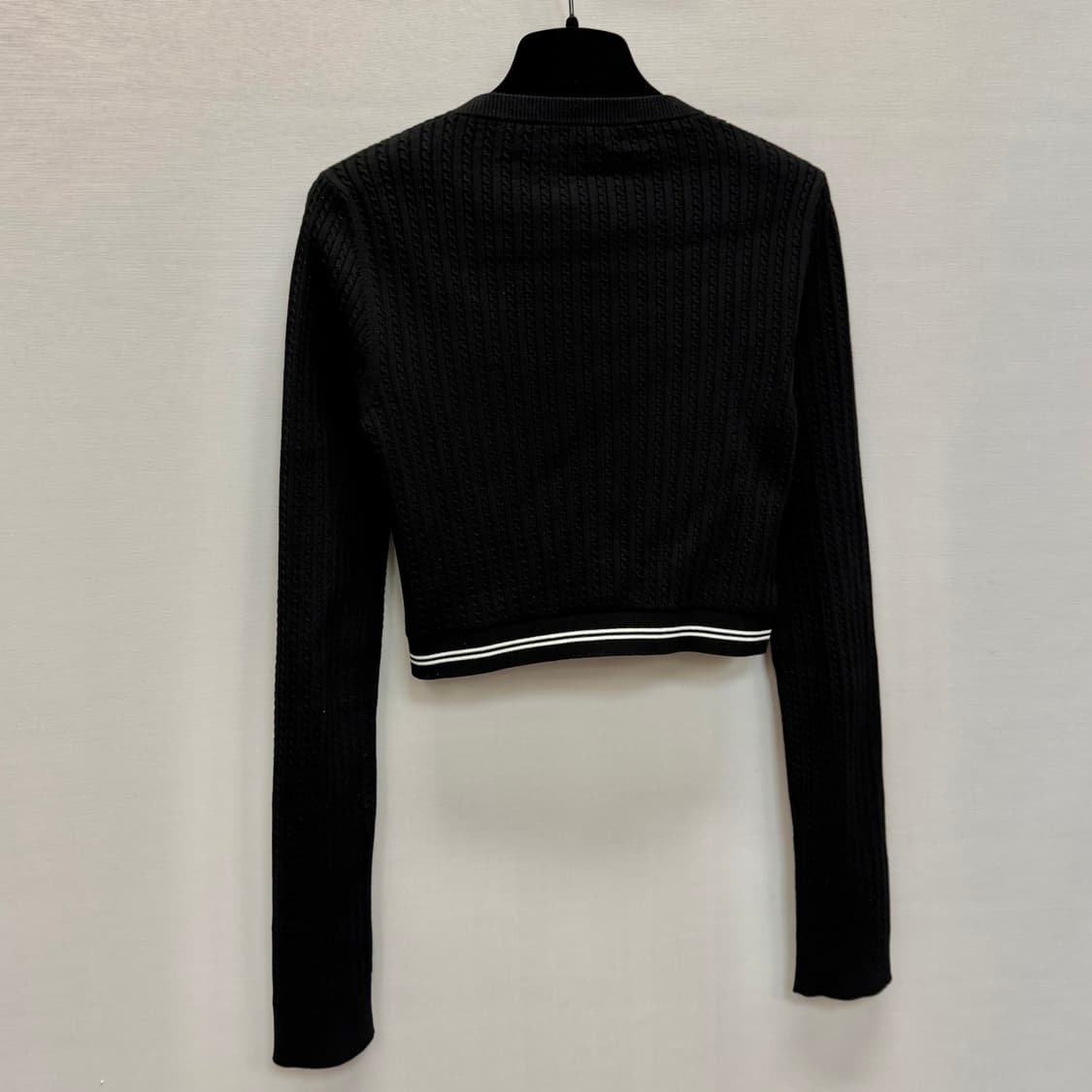 미우미우 로고 크롭 니트집업 ( 33 ) 상품이미지5