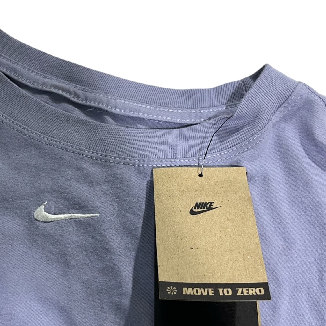 [NIKE] 나이키 루즈핏 스우시 자수 라벤더 반팔 티셔츠(새상품) 상품이미지6