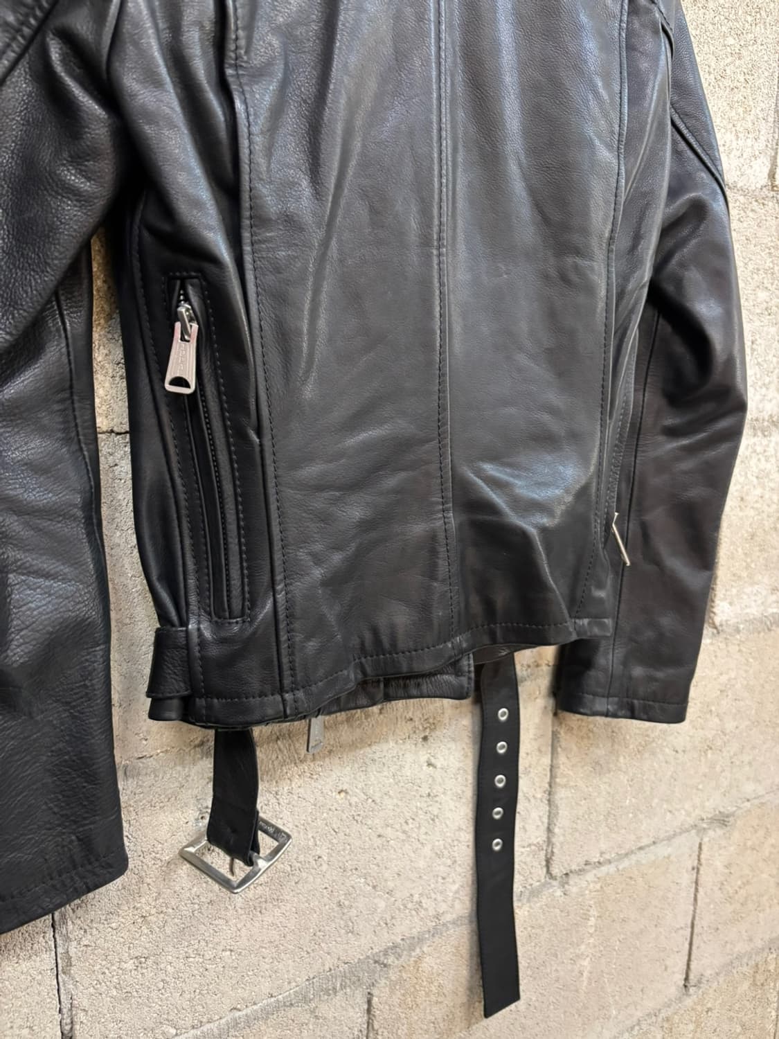[S] R13 2022 Leather Biker Jacket 상품이미지8