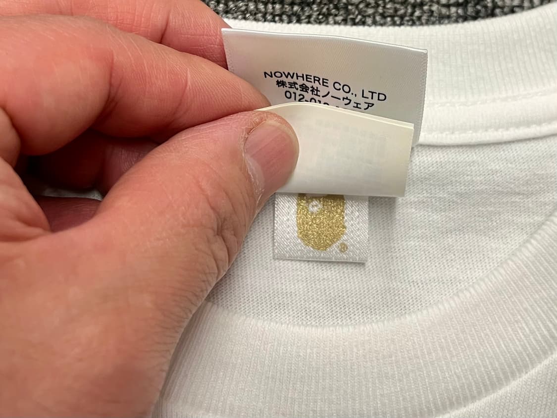 [90] 베이프 반팔티 새제품 S 상품이미지4