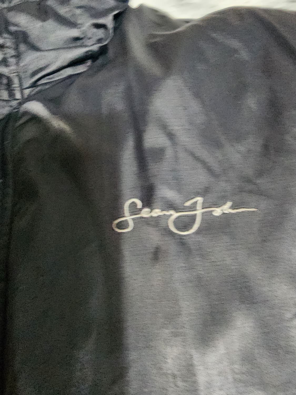 션존 후드 덕다운 패딩 점퍼 블랙 상품이미지3