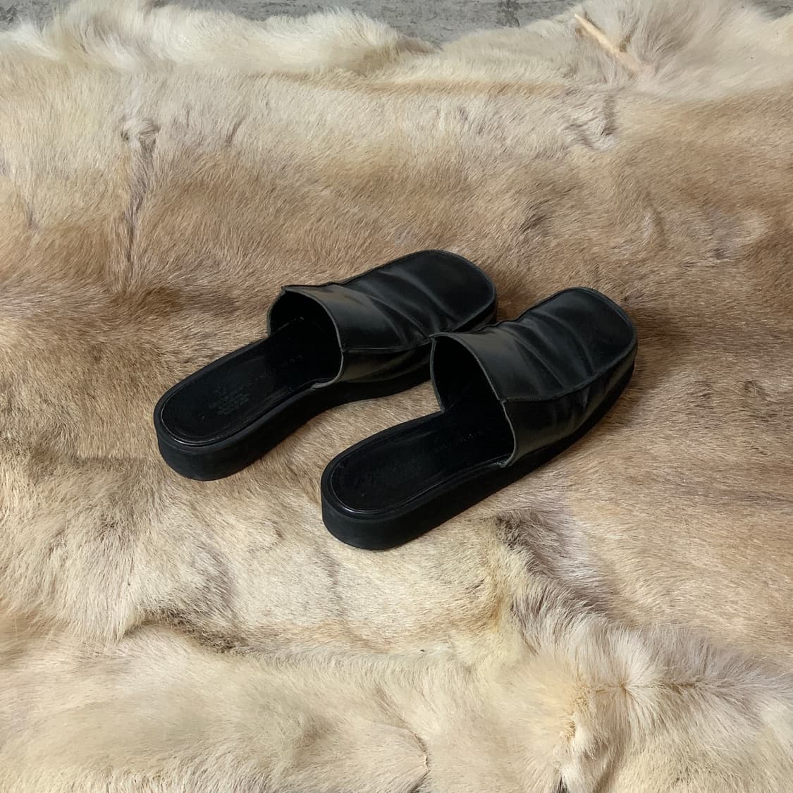 요지 야마모토 Y's 스퀘어토 블로퍼 뮬 상품이미지1