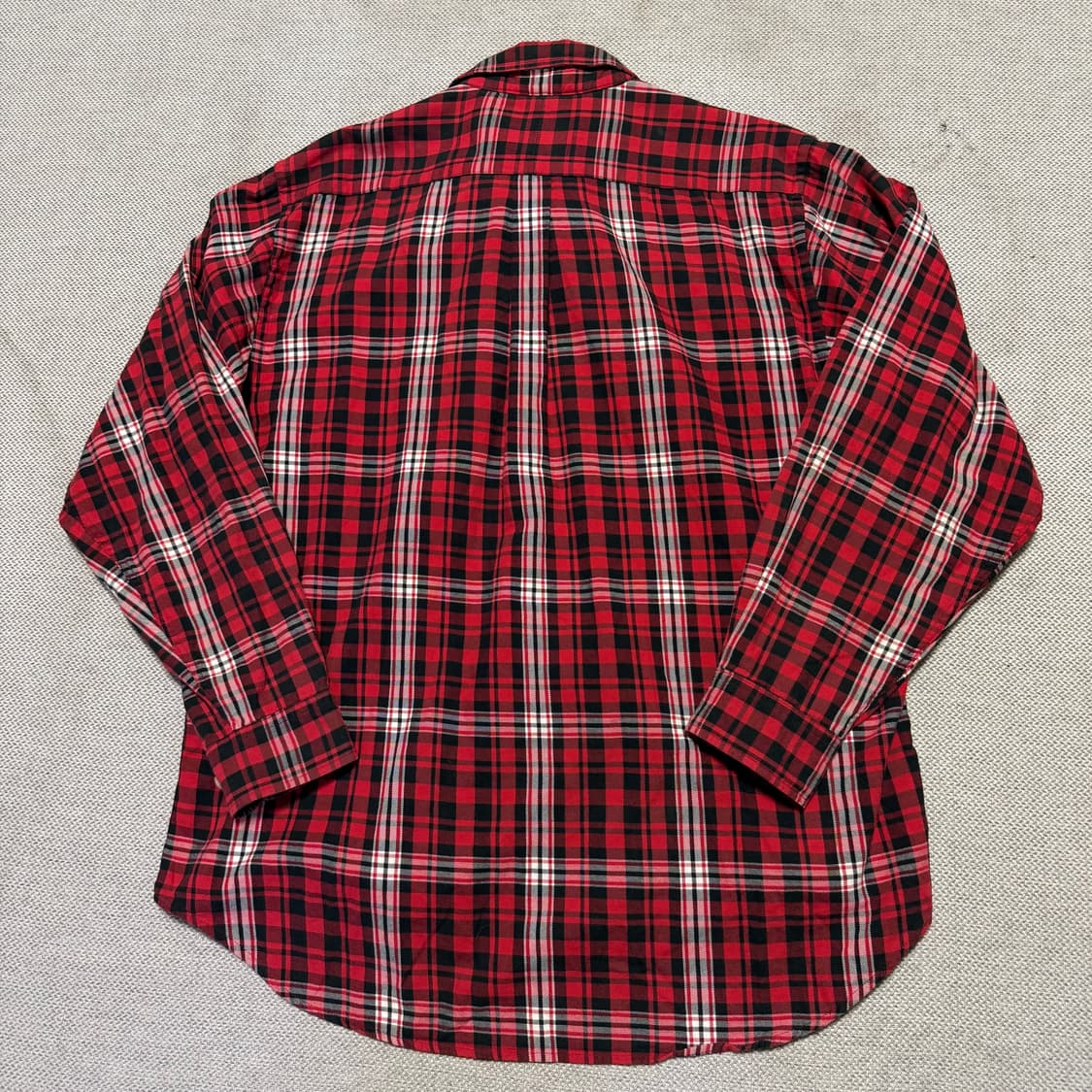 폴로 랄프로렌 레드 체크 셔츠 상품이미지4