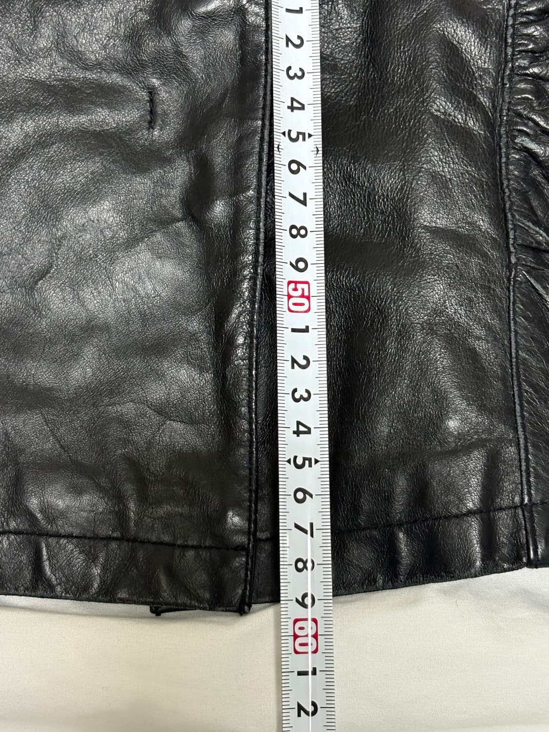 일본빈티지 락시크펑크 셔링레더자켓 상품이미지5