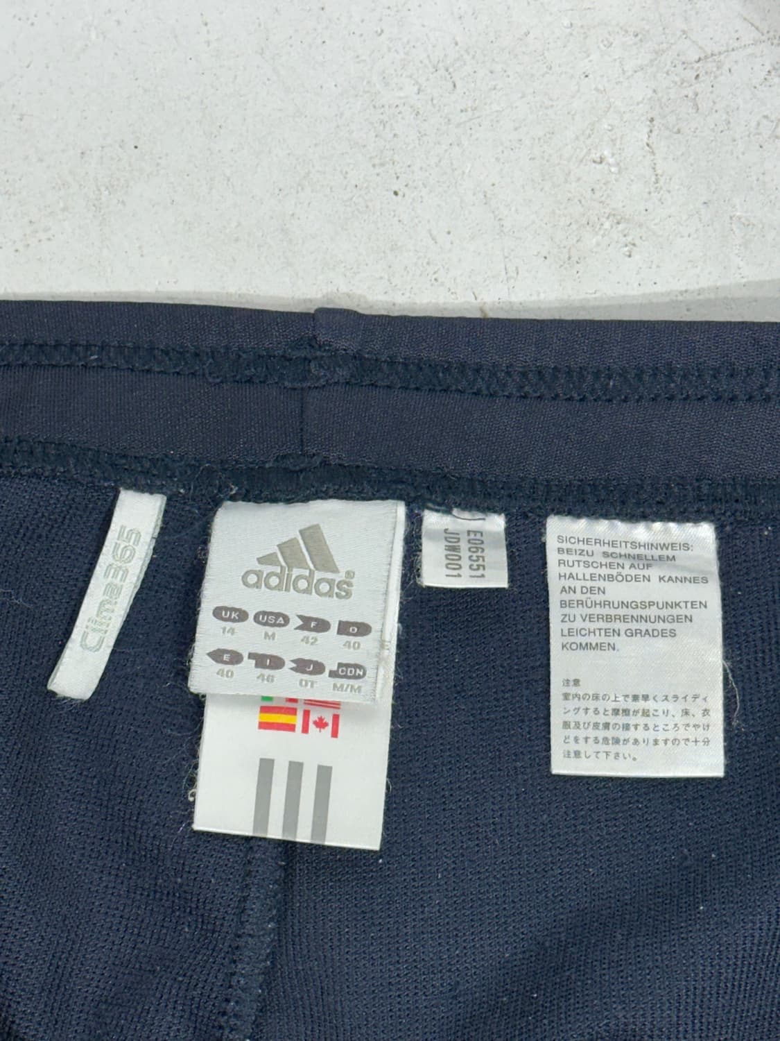 아디다스 네이비 핑크 삼선 와이드 팬츠 M  상품이미지7