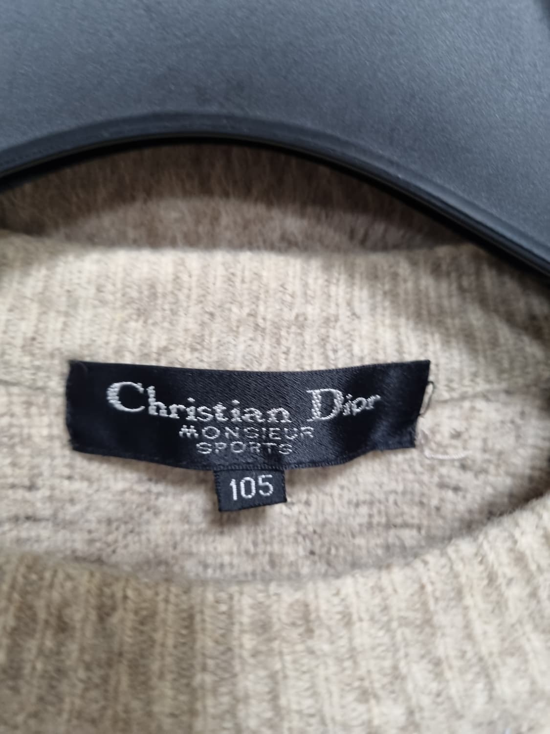 디올 남성 아이보리 패턴 니트 상품이미지4