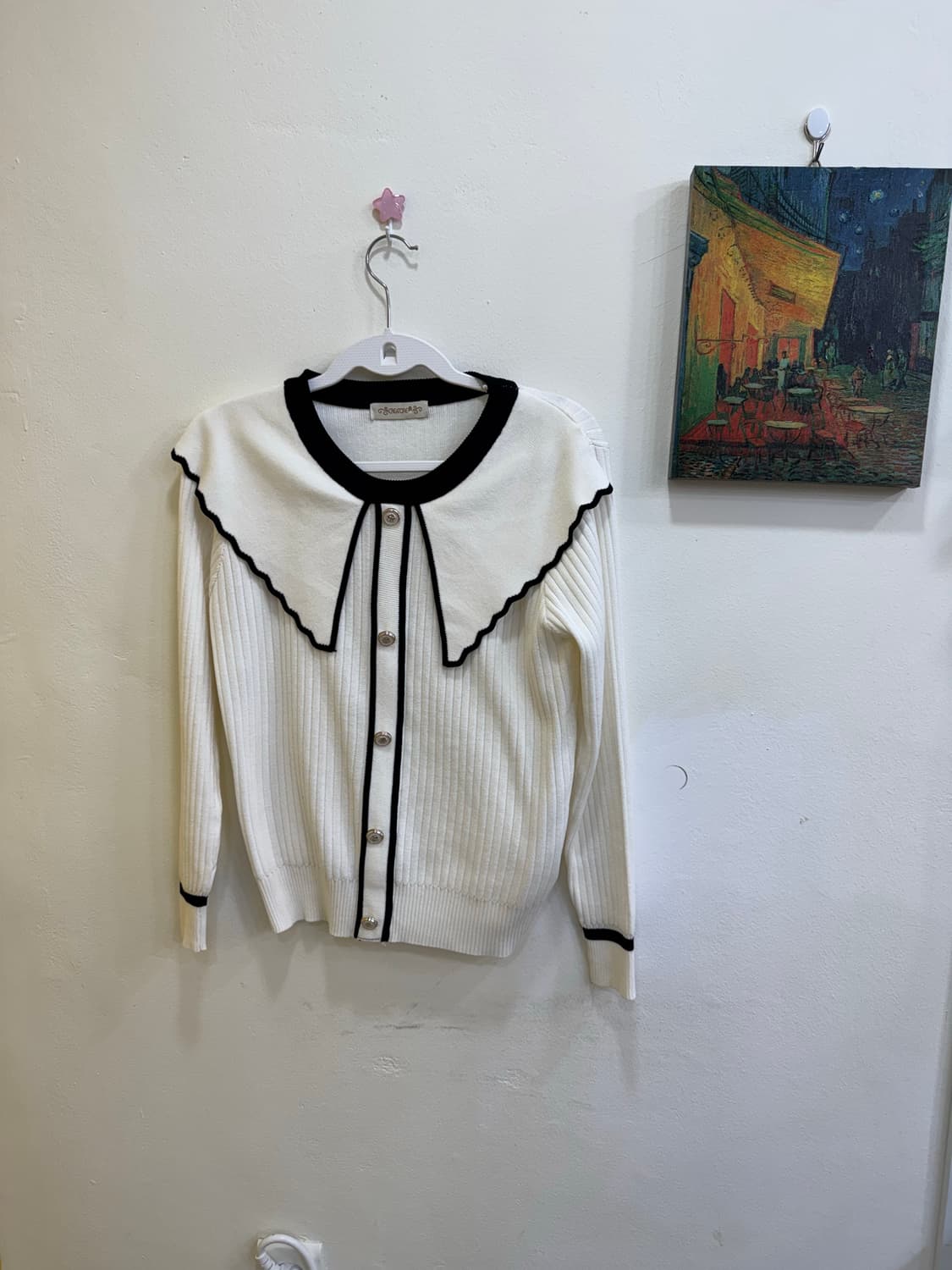 vtg 세일러카라 배색 니트티  상품이미지2