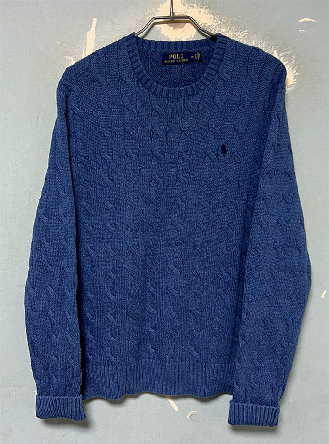 POLO 폴로 남자 꽈배기니트 캐주얼 기본 M 95 상품이미지1