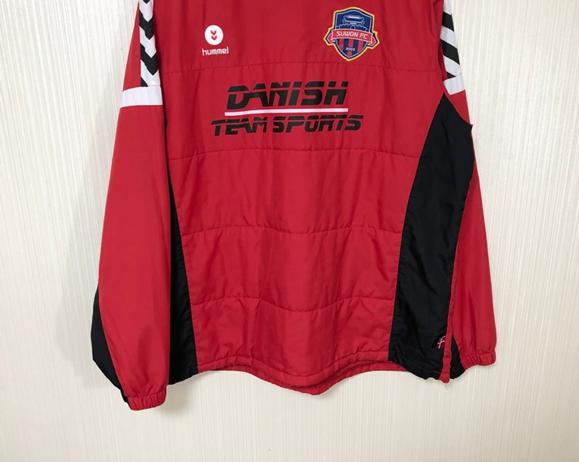 K리그2 험멜 수원FC 웜업 풀오버바람막이 3XL 상품이미지3