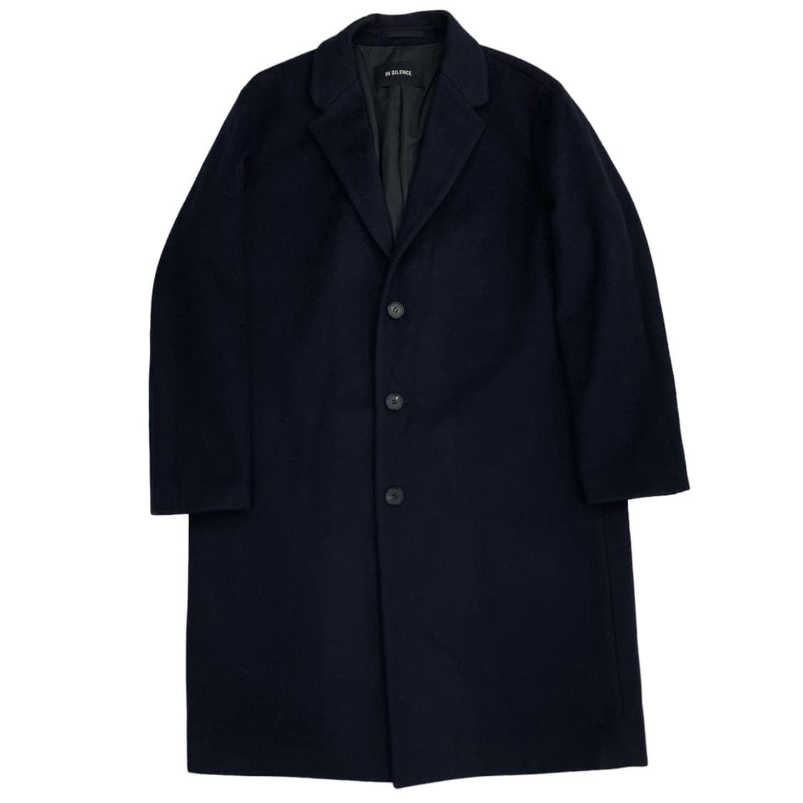 인사일런스 네이비 캐시미어 코트 상품이미지1