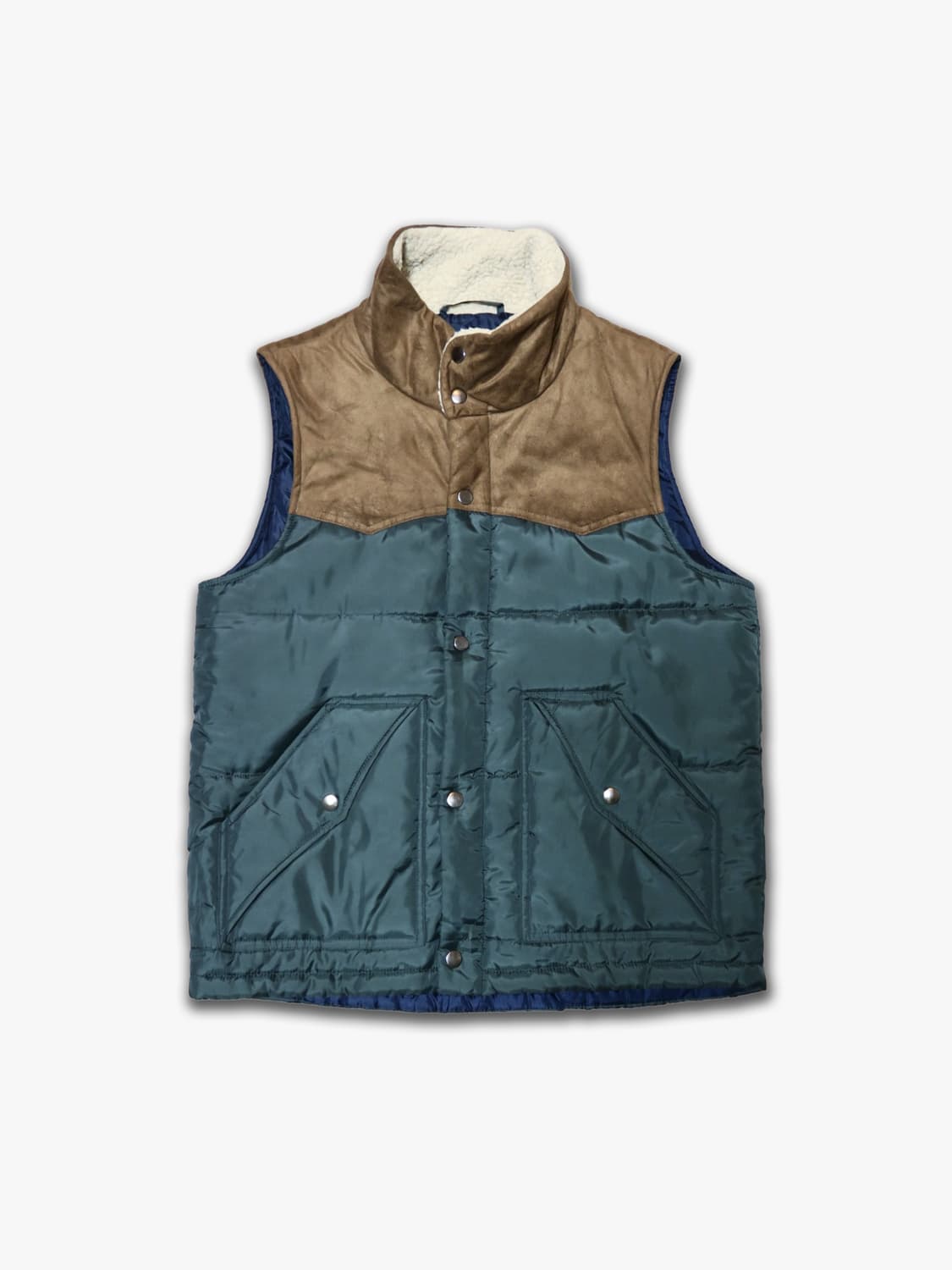 웨스턴 스타일 아메리칸 빈티지 스웨이드 패딩조끼  상품이미지1