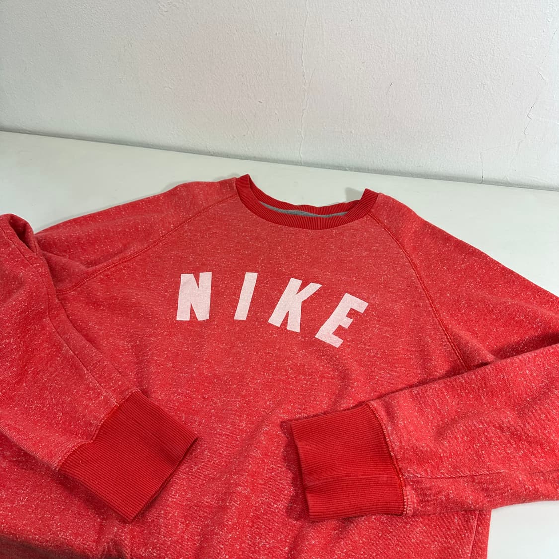 XL 105 나이키 나염코랄 나그랑 빅로고 코튼 맨투맨 상품이미지1