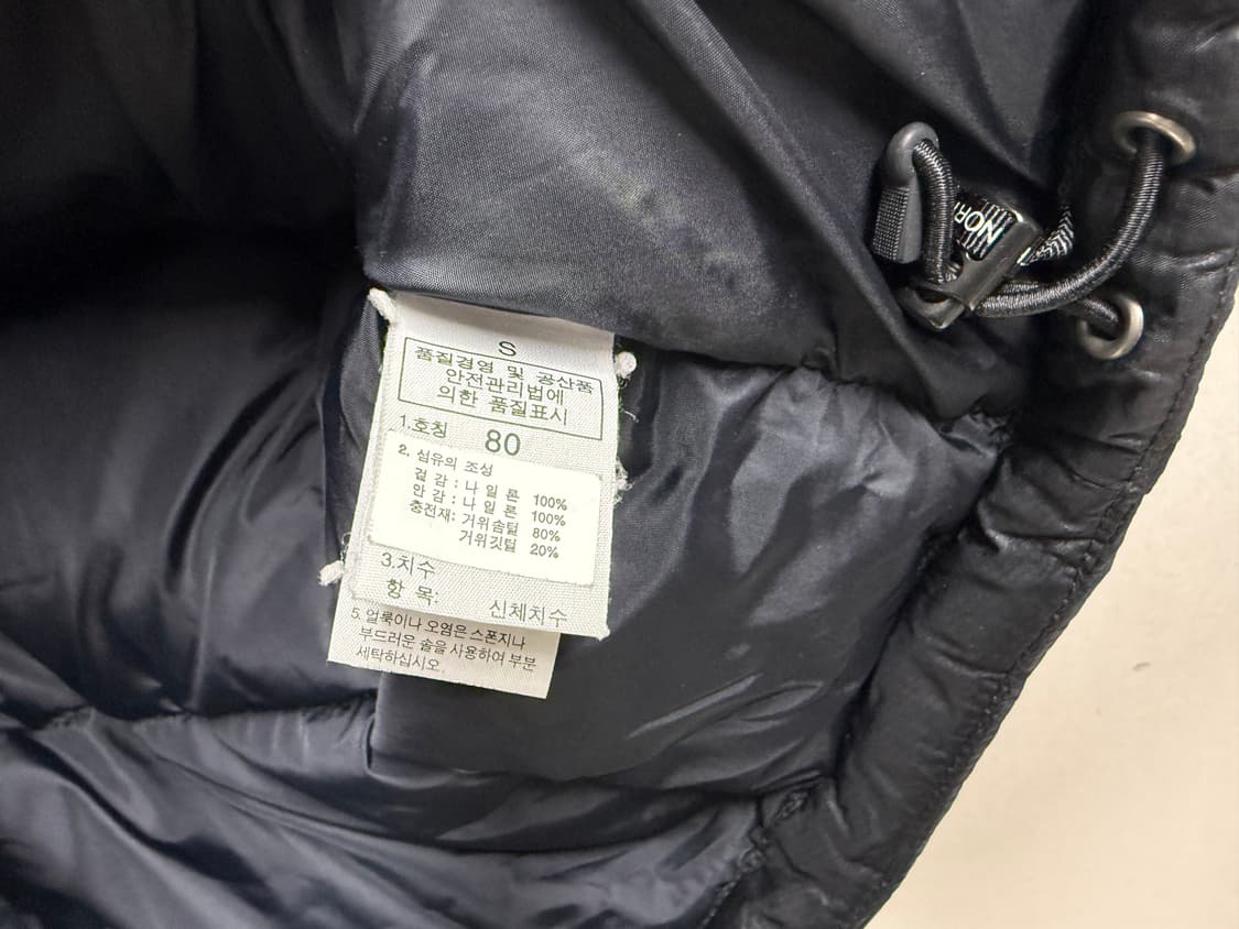 여성 S / 노스페이스 눕시 패딩 조끼 700 블랙 상품이미지6